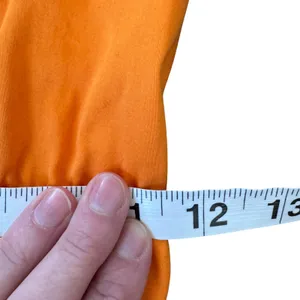 Alice + Olivia Tiered Midi Dress Tangerine Orange thumbnail 9