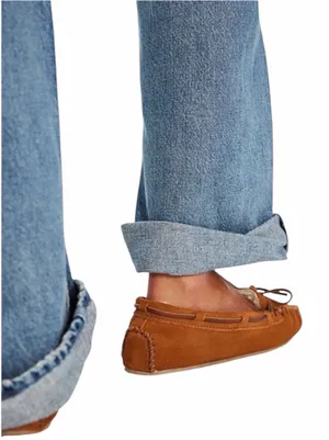Free People x Minnetonka Ayashe Beaded Suede Moccasins Size 8 NIB thumbnail 10