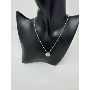 Cubic zirconia necklace Silver thumbnail 4