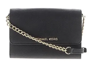 Michael Kors Black Leather Crossbody Bag thumbnail 1