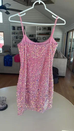 Pink Homecoming Dress thumbnail 2