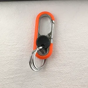 Car Keychain Carabiner Keychain for Men Women Double Key Rings thumbnail 3