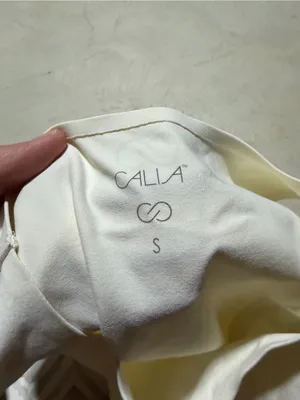 Calia White Tank Top athletic workout small thumbnail 6