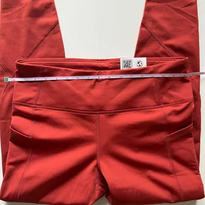 NWT Member's Mark Extra Warm High Rise Leggings XL Rusty Bronze Running thumbnail 10