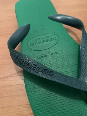 Havaianas Adult Women Men Green Flip Flops Size 37/38 thumbnail 2