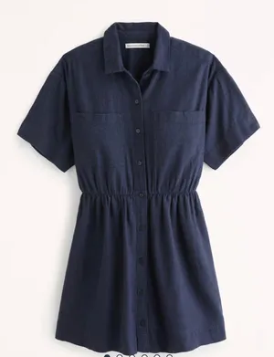 Abercrombie Linen Shirt Dress thumbnail 4