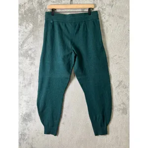Lululemon Organic Cotton Cashmere Knit Mid Rise Joggers Heathered Green Jasper 8 thumbnail 5