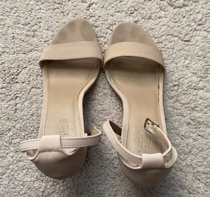 Charlotte Russe Nude Ankle Strap Heels thumbnail 1