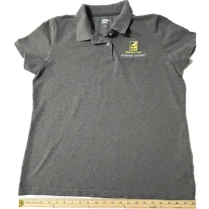 Lands End Women Lg Gray Michigan Tech University MTU Nursing Student Polo Shirt thumbnail 3