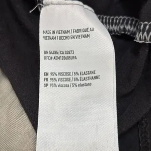American Eagle Outfitters Soft & Sexy Gray-to-Black Ombré Lace-Up Tank thumbnail 4