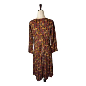 Patagonia‎ Dress Women Medium Orange Bijou Dot Bengal Margot Mini Athleisure thumbnail 3