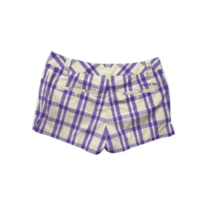 Adidas Golf Shorts Women 8 Purple Plaid Checkered‎ Athletic Sporty Colorful thumbnail 5