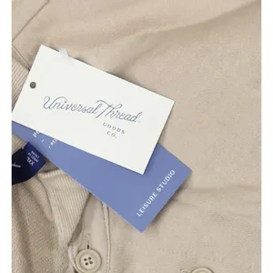 NWT Universal Thread Womens Long Sleeve Polo Shirt 92452282 Tan Brown XXL thumbnail 6