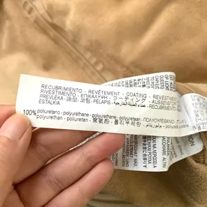 Zara FAUX LEATHER MINI PINAFORE DRESS in Beige thumbnail 12
