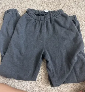 Brandy Melville‎ Rosa Sweatpants Womens One Size Charcoal Grey Excellent Joggers thumbnail 1
