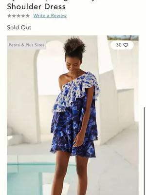 Anthropologie Boho Floral One-Shoulder Ruffle tier Mini Dress Resortwear fairy thumbnail 3