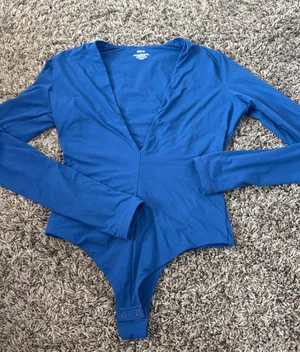 SKIMS Bodysuit Blue thumbnail 1