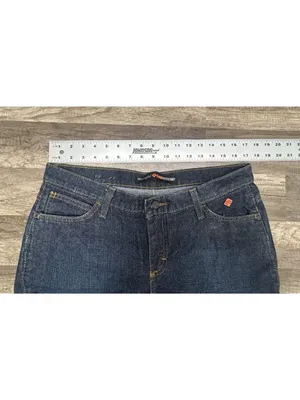 NEW Wrangler FR FireResistant Womens Jeans CAT2 13x32 Work Embroidered 10FRW10CH thumbnail 6
