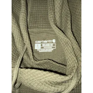 carhartt Women's Relaxed Fit Heavyweight Long-Sleeve Hooded‎ Thermal Shirt S thumbnail 4