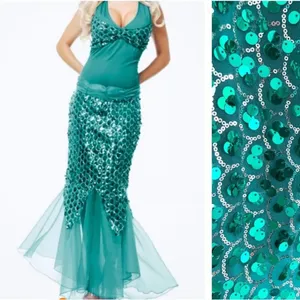 Charades Sequin Mermaid Costume Ariel Halloween Costume NEW Medium thumbnail 15