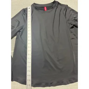 Spanx Womens Medium Black Long Sleeve Active Top Crew Neck Shirt thumbnail 2