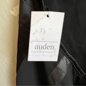 NWT Auden Black Sheer Chemise Tank‎ Top thumbnail 6