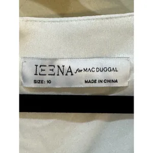 Ieena By Mac Duggal Style‎ No. 26554 White Size 10 Maxi thumbnail 8