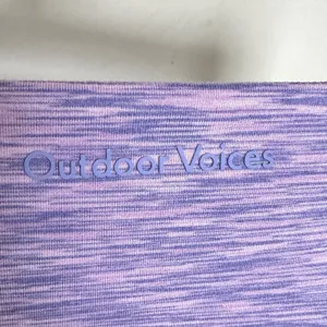 Outdoor Voices Flow Bike Shorts Women’s XS Heathered Dreamy Pastel Athletic Yoga thumbnail 4