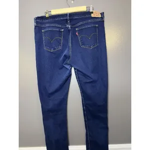 Levis 311 Shaping Skinny Jeans Womens W33 L32 Dark Blue Mid Rise Stretch Denim thumbnail 4