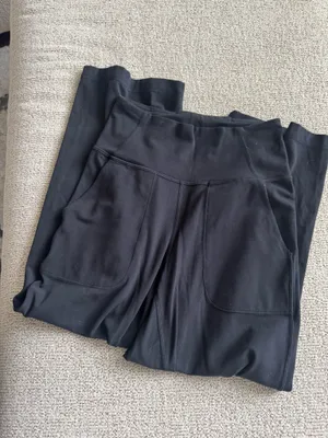 Lululemon Black High-Rise Cropped Wide-Leg Pant thumbnail 3