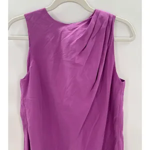 Abercrombie & Fitch Purple High Neck Drape Fall Wedding Guest Midi Maxi Dress PS thumbnail 5