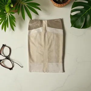 Marc New York Andrew Marc Pencil Skirt Full Control Waistband Beige‎ Combo L thumbnail 2