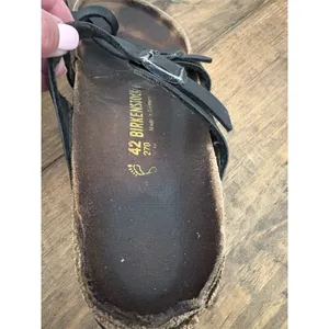 Birkenstock Mayari Black Leather Sandals‎ Unisex Size 11-11.5 Casual thumbnail 5