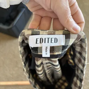 EDITED womens 38 Brown Cream‎ Plaid Ankle Trouser Pants thumbnail 5