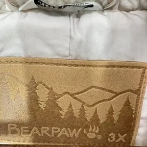 Bearpaw Women's Size 3X Teddy Beige Sherpa Longline Winter‎ Coat Cozy Boho City thumbnail 3