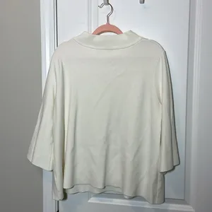 Baltic Born Zola Sweater Womens Size XL Cream white 3/4 Bell Sleeve Boho Cozy thumbnail 4