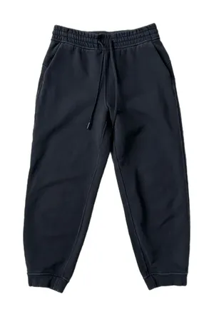 Lululemon Loungeful High-Rise Cropped Jogger Black Fleece Sweatpants W6BVIS Sz 6 thumbnail 1