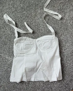 Peppermayo Exclusive - Cheryl Bustier Halter Top - White thumbnail 8