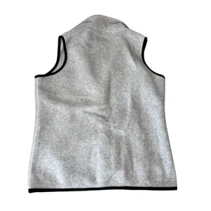 Carolyn Taylor VTG Gray Fleece Vest Women's Size Small Full Zip Up thumbnail 4