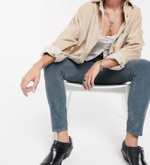 We the Free Sun Chaser Cord Skinny Pants in Morning Wave thumbnail 3