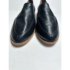 Susina Kellen Womens Almond Toe Loafer Black Leather Size 7.5 thumbnail 2