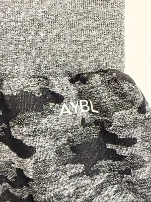 AYBL Evolve Camo Seamless Shorts Black and Grey size‎ Large thumbnail 6