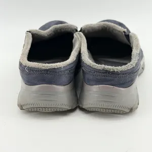 Skechers Relaxed Fit Navy Blue Faux Fur Lined Mules SN 49532 Womens 8.5 thumbnail 4