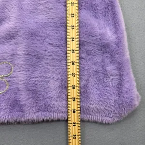 For Love‎ & Lemons Purple Fuzzy Daisy One Shoulder Mini Dress Small KSP23D101 thumbnail 5