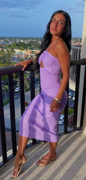 Once Upon A Skirt Maxi Dress Purple thumbnail 4