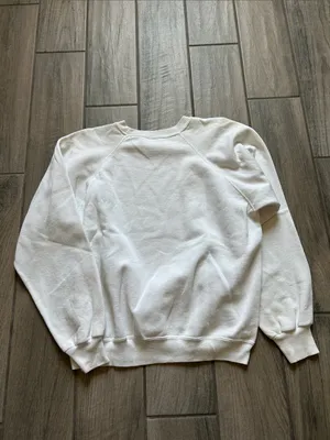 PLAYBOY White Crewneck Sweatshirt with Multicolor Graphic thumbnail 4