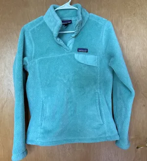 Patagonia Fleece Pullover Jacket Ladies Small Green‎ Sweatshirt thumbnail 1
