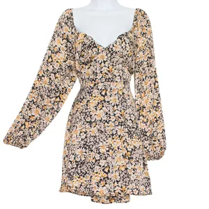 Timing Dress Babydoll Cottage Fairy Academia Romantic Feminine Retro Fall Floral Large thumbnail 2