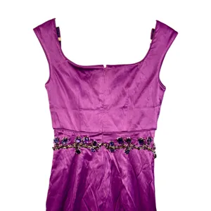 NWT Mandalay Oleander Purple Beaded Embellished Midi Cocktail Evening Dress Sz 2 thumbnail 8