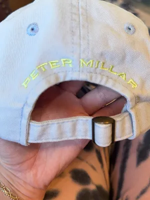 Peter Millar Light Blue Crown Embroidered Baseball Hat thumbnail 3